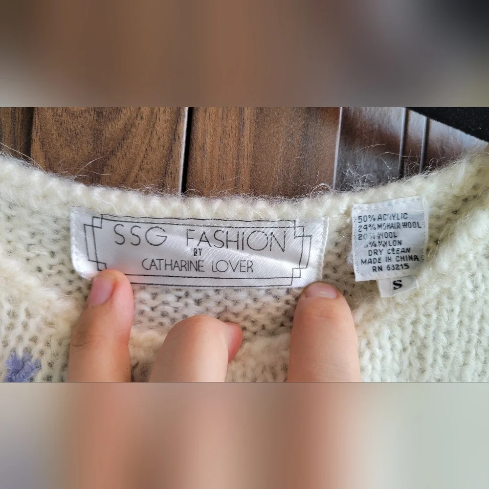 Vintage 80's womans sweater - Picture 4 of 6